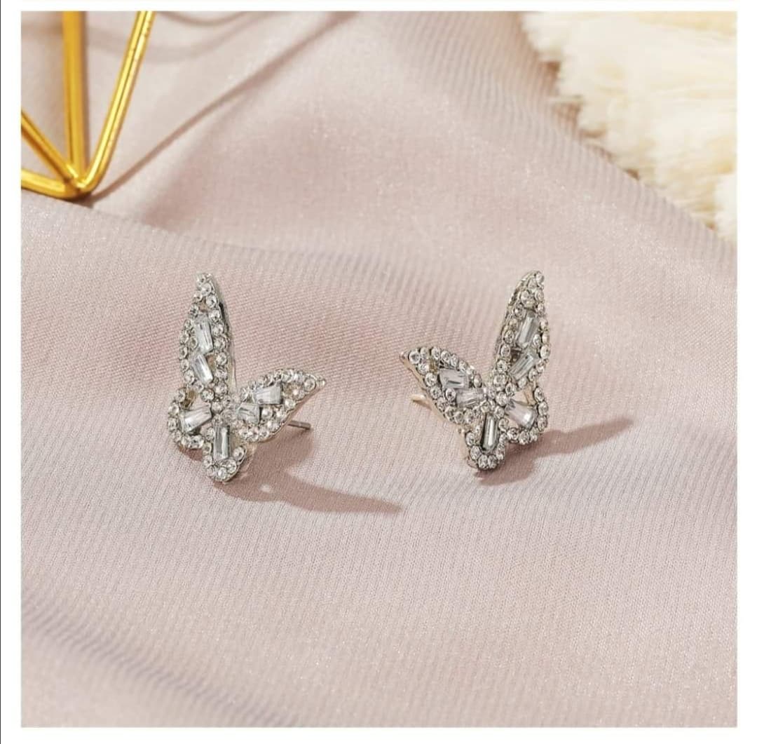 Butterfly Studs – Silver – Iconic Accessories